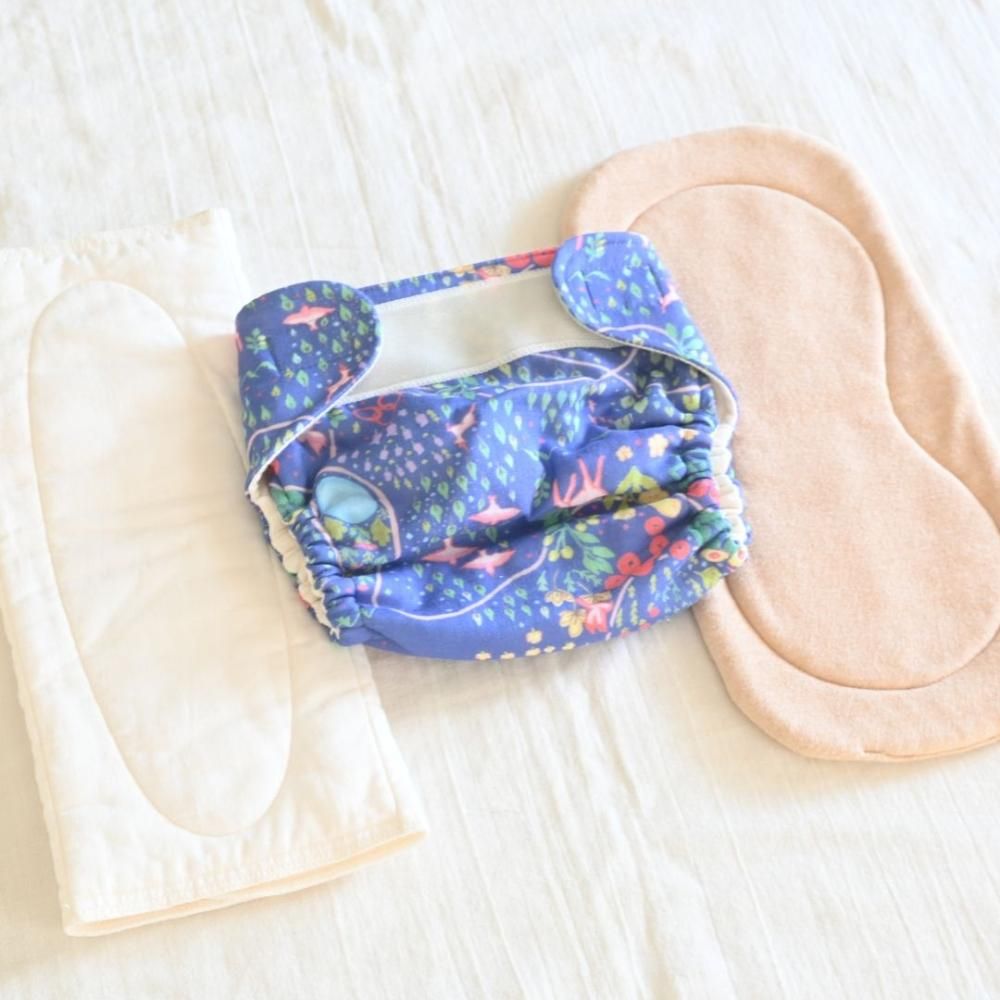 送料無料・日時指定不可】カバーの色柄選べる『kucca布おむつお試し