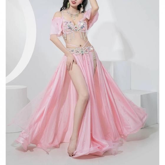 ベリーダンスオリエンタル衣装 ブラ＆スカートセットアップ全3色