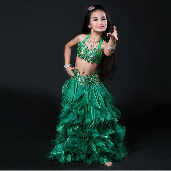 キッズベリーダンス衣装【全4色】kds0703 - ベリーダンス衣装