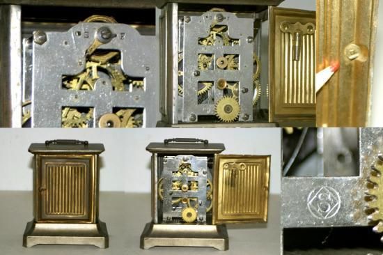 精工舎 アンティーク 鍵巻き（オルゴール）置時計 - アンティーク