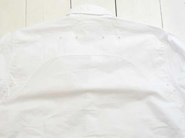 SASSAFRAS(ササフラス) GREEN THUMB SHIRT -A/C OXFORD WHITE- SF