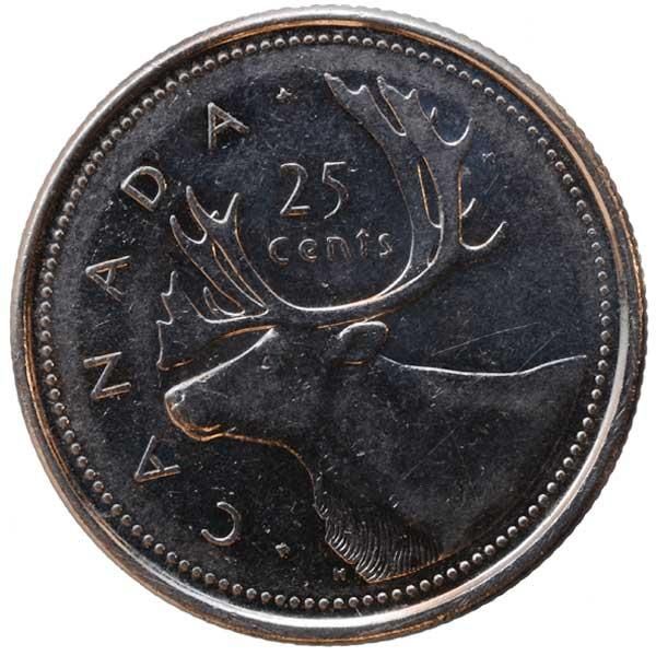 エリザベス2世王位継承50周年記念25セント硬貨|カナダ|コレクターズ