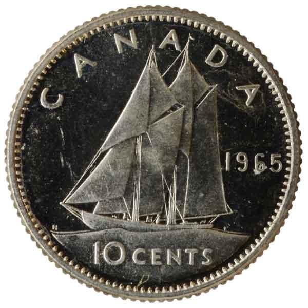 エリザベス2世10セント銀貨|カナダ|コレクターズショップトモリンズ24
