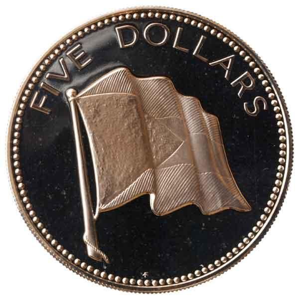 エリザベス2世5ドル銀貨|バハマ|コレクターズショップトモリンズ24