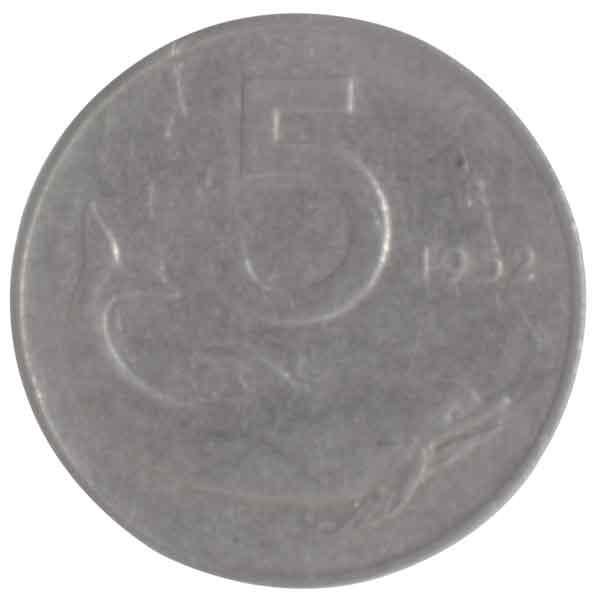 5リラ硬貨|イタリア|コレクターズショップトモリンズ24