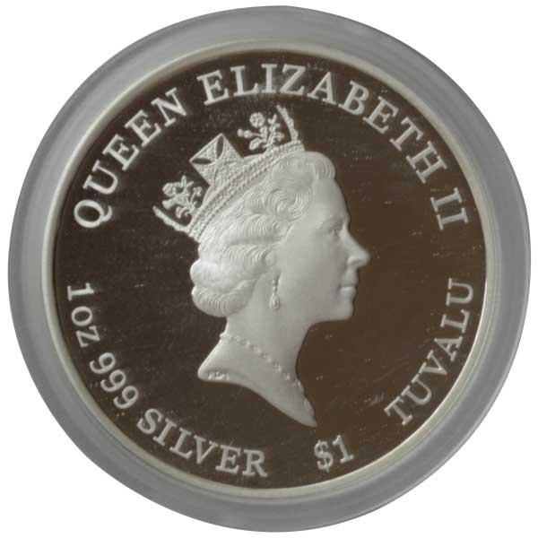 大相撲ハワイ巡業記念1ドル銀貨|ツバル|コレクターズショップの