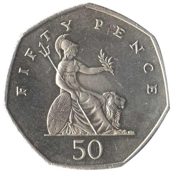 エリザベス2世50ペンス硬貨|コレクターズショップトモリンズ24