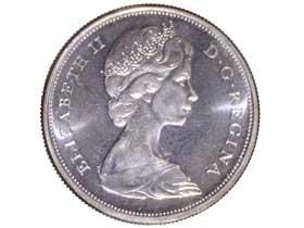 エリザベス2世50セント銀貨|カナダ|コレクターズショップのトモリンズ24