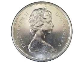 エリザベス2世25セント銀貨|カナダ|コレクターズショップトモリンズ24