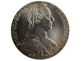 マリア・テレジア1ターラー銀貨レプリカ|オーストリア|コレクターズ