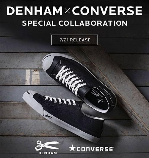 DENHAM×CONVERSE LEATHER JACK PURCELL RH / DH（デンハム×コンバース