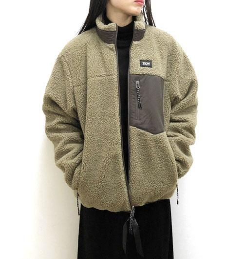 マウンテン リバーシブル ダウン×ボアジャケット - TAION（タイオン