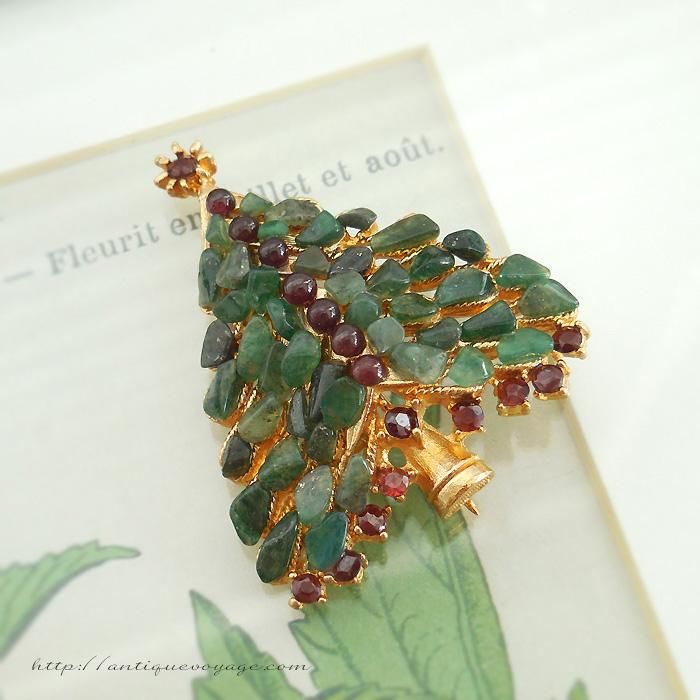 SWOBODA（スワボダ）☆天然石アヴェンチュリンとガーネット クリスマス