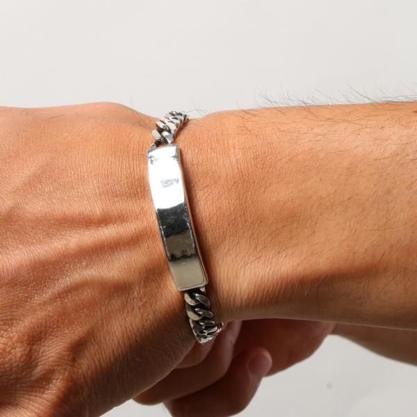 Back Hallmarks ID Bracelet/Plain - VIVIFY STORE