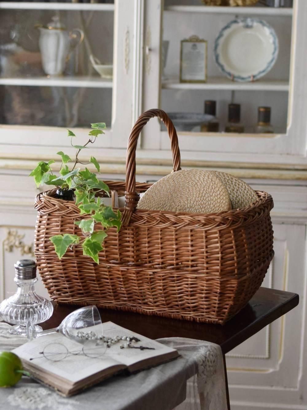フレンチバスケット.20 フレンチアンティーク雑貨 かご
