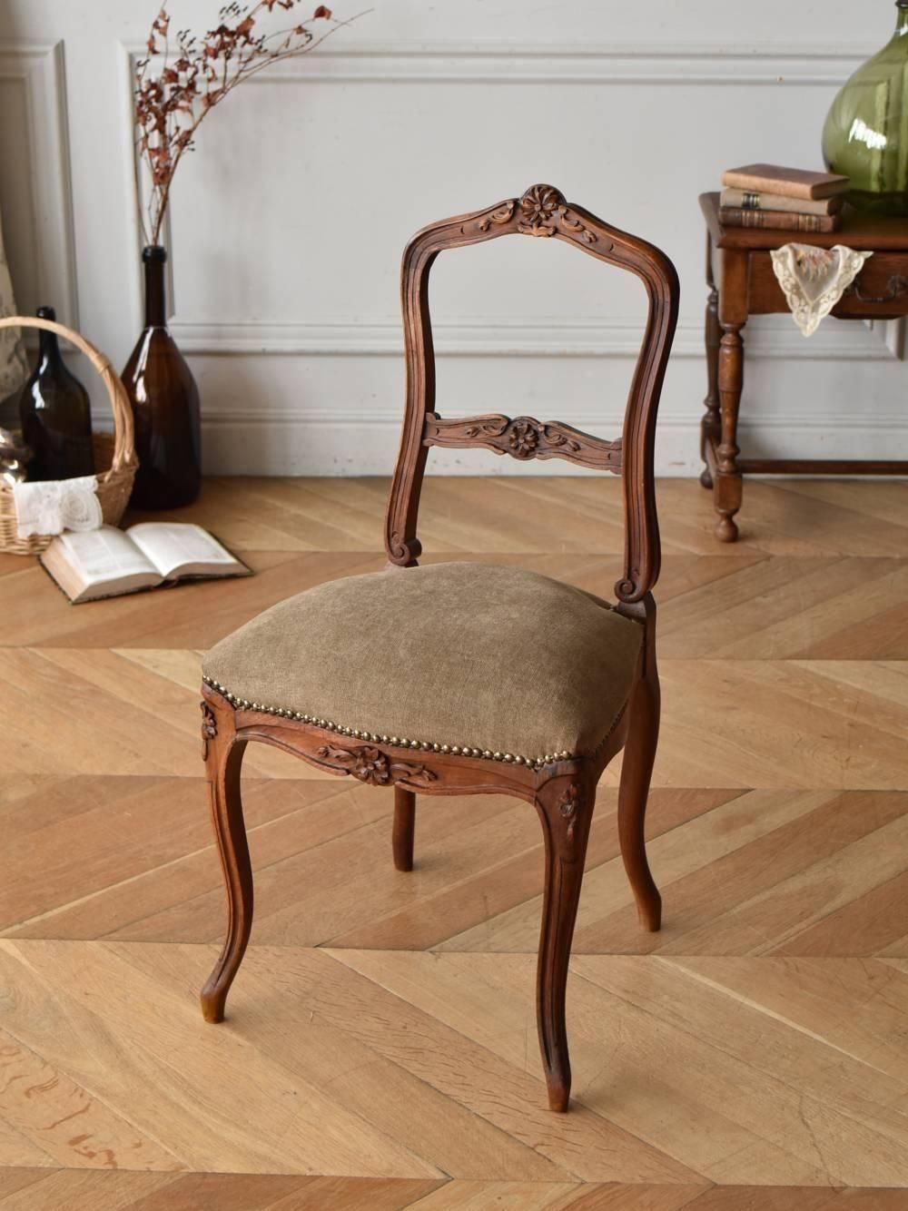 アンティークチェア.Flower フランスアンティーク家具 椅子 インテリア