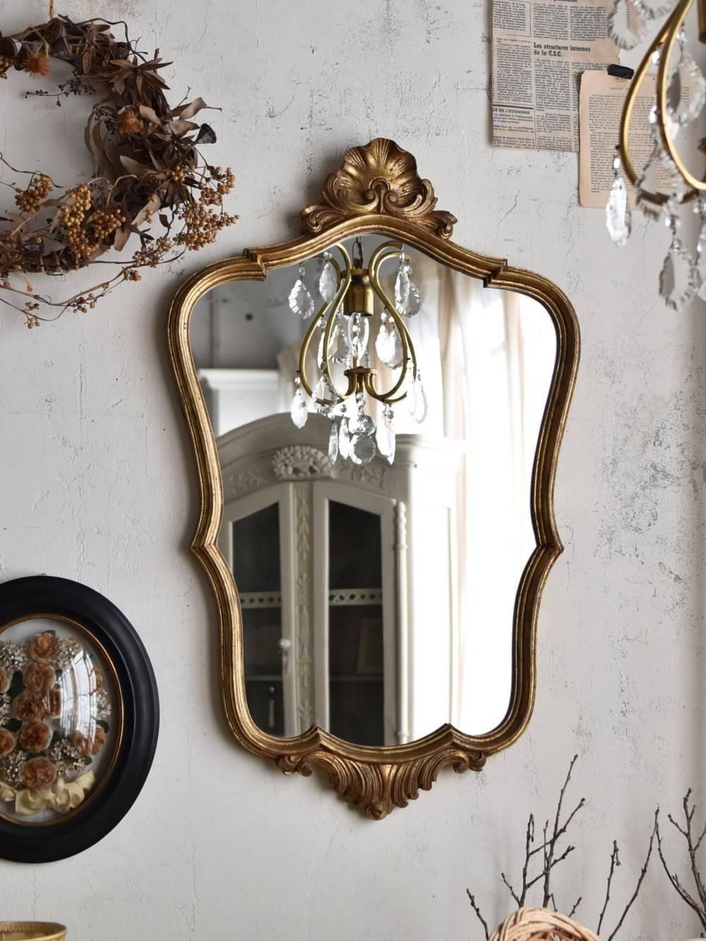 フレンチミラー.L3 フランスアンティークインテリア 鏡 ウォール