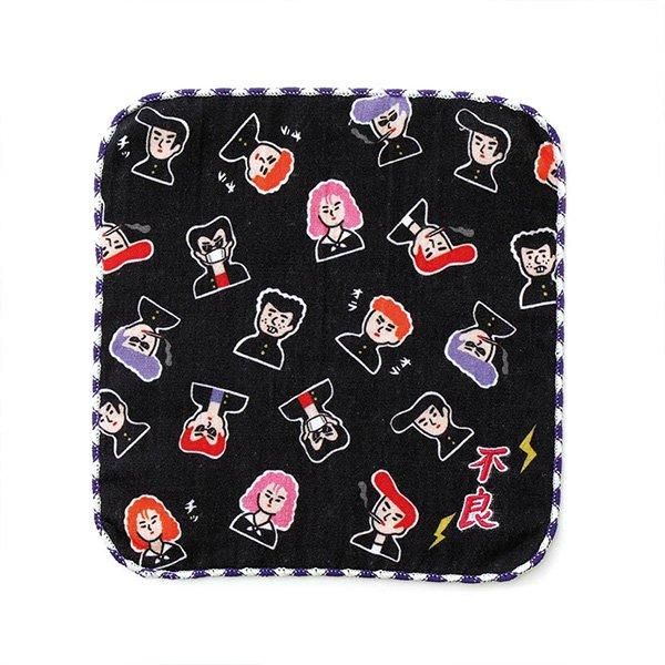 ニューレトロ よいこのミニタオル 不良 ヤンキー ハンカチ - かわいい