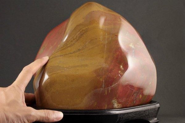 佐渡の赤玉石 置石 6.7kg｜天然石 原石 通販のキラリ石