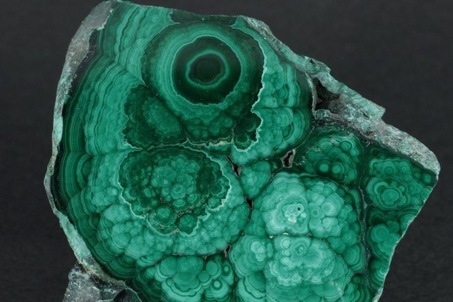 マラカイト(孔雀石) 原石 二面磨き 84g｜天然石 通販 キラリ石