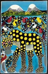 ティンガティンガ・アート原画・額装 - アフリカフェ＠バラカの