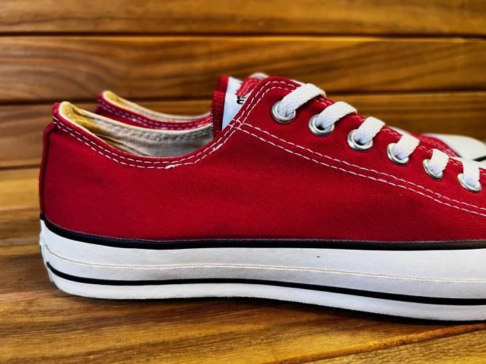 Converse,90s,MADE IN USA,ALL STAR,RED,OX,CANVAS,US9,DEAD STOCK!!