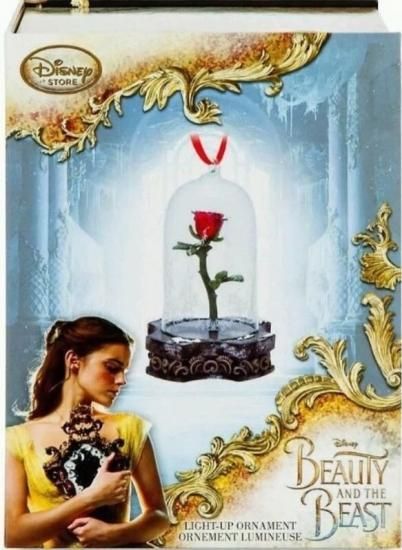 美女と野獣 実写映画 魔法のバラ オーナメント - ディズニーフィギュア