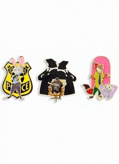 ズートピア ZOOTOPIA 限定 ピン ピンバッジ 3 BOX セット - ディズニー
