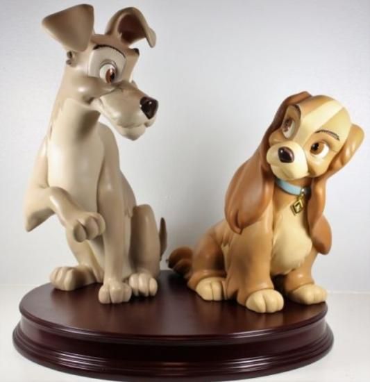 わんわん物語 レディ トランプ ビッグ フィギュア 50周年 1st ED