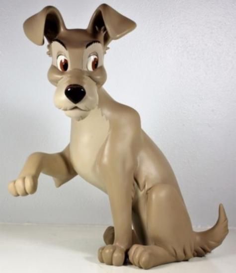 わんわん物語 レディ トランプ ビッグ フィギュア 50周年 1st ED