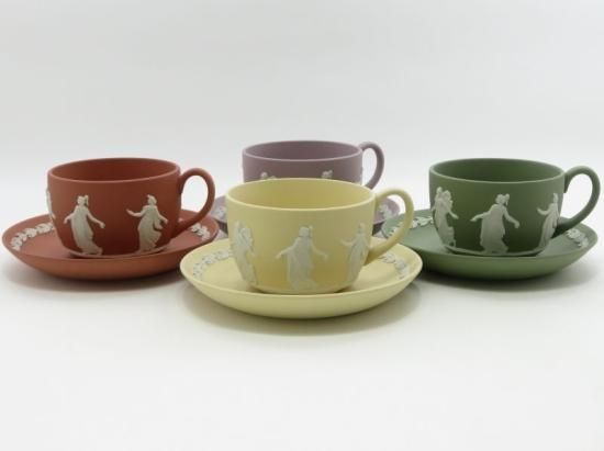 ウェッジウッド カップ＆ソーサー□ジャスパー ダンシングアワー C&S 4