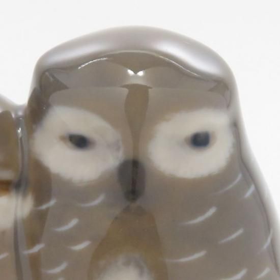 ロイヤルコペンハーゲン 置物□フィギュリン フクロウ 高さ8.5cm Royal