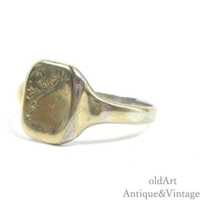 英国イギリス製JHW工房ヴィンテージ9CT ON SILVERシルバー製印台