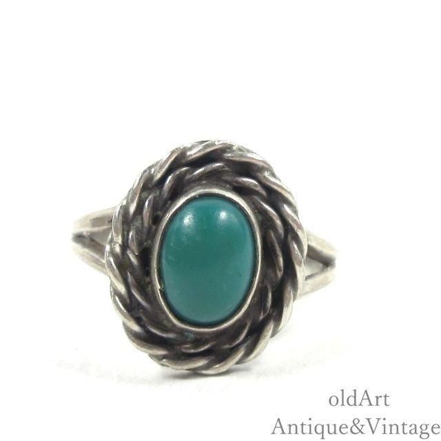 USA製ヴィンテージネイティブアメリカンターコイズスターリング