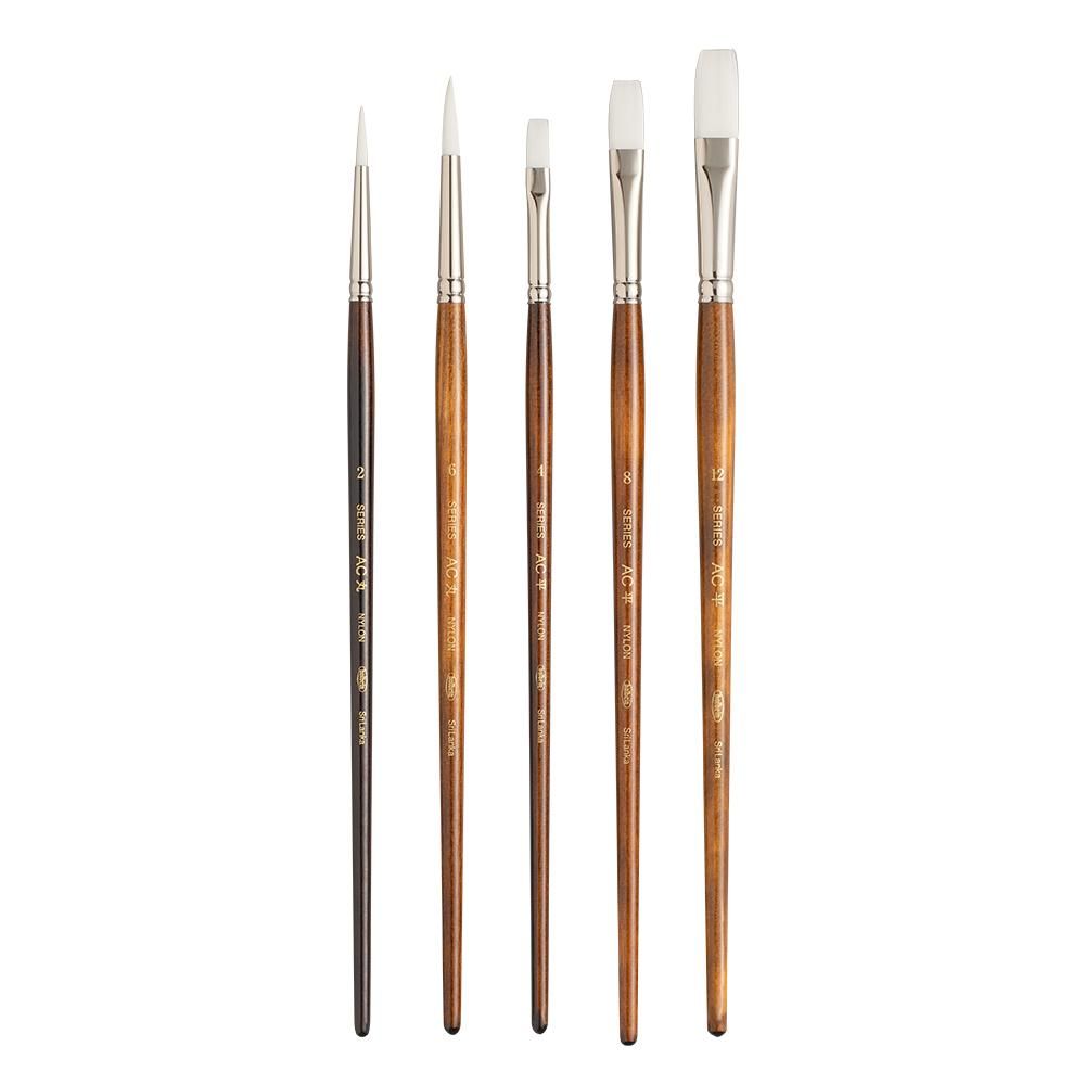画筆セット⑧ アクリル用筆 5本組