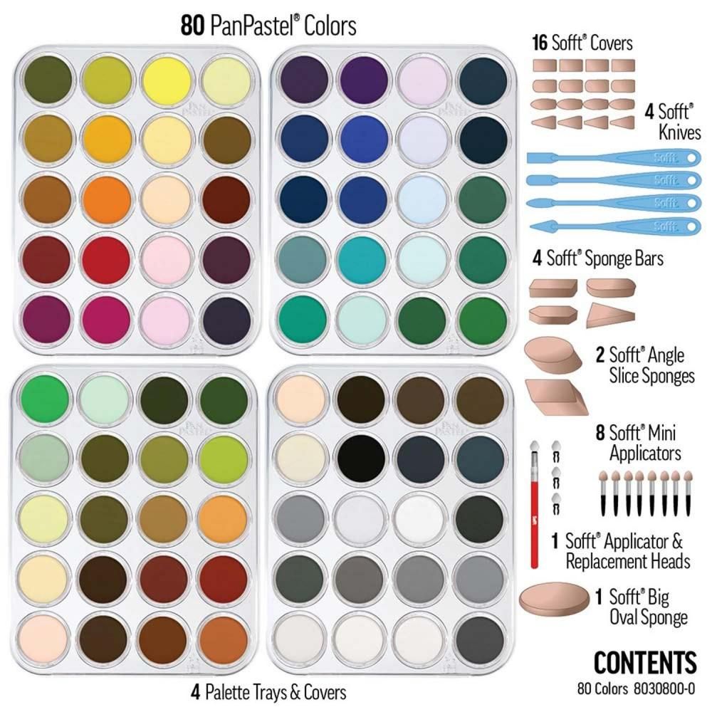 パンパステル 30800 80色セット
