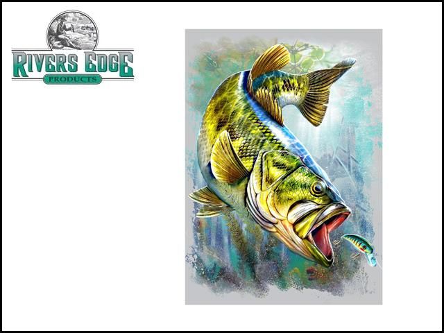 リバースエッジ/1000ピース ジグソーパズル [Black bass] - HONEYSPOT