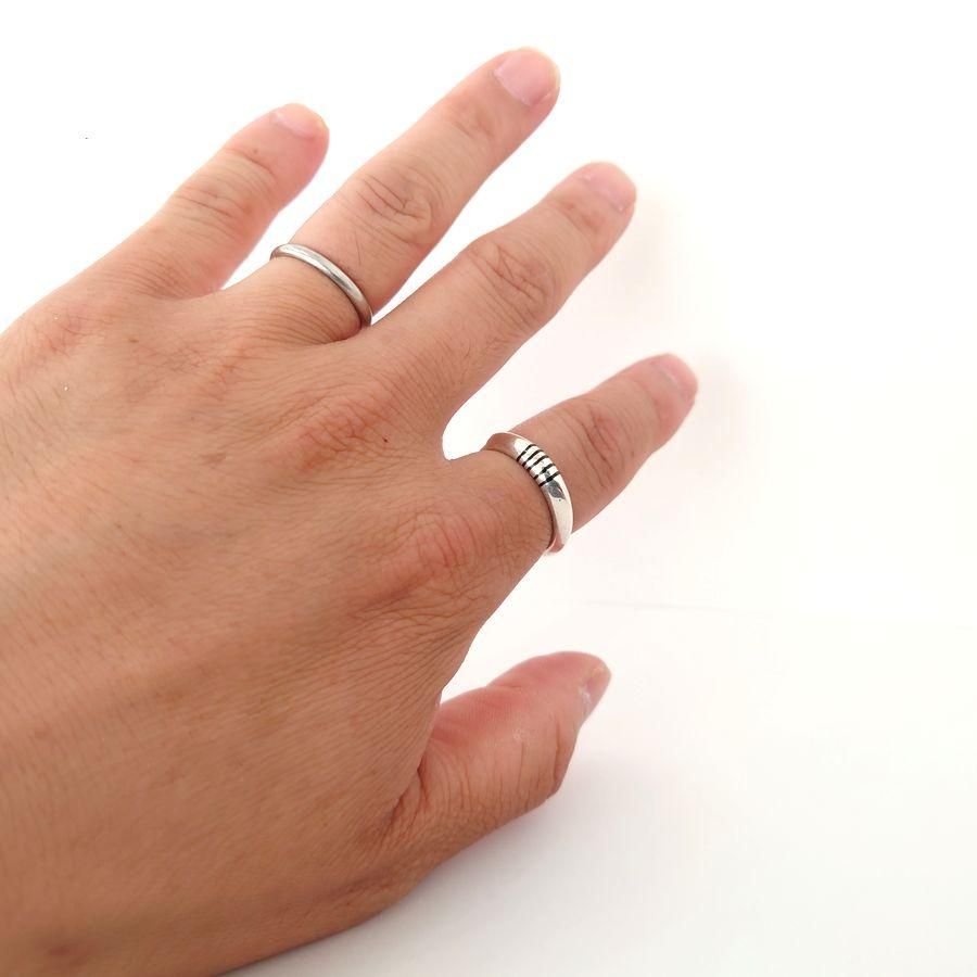 TUAREG SILVER/トゥアレグ シルバー リング 黒檀 エボニーウッド BA19E