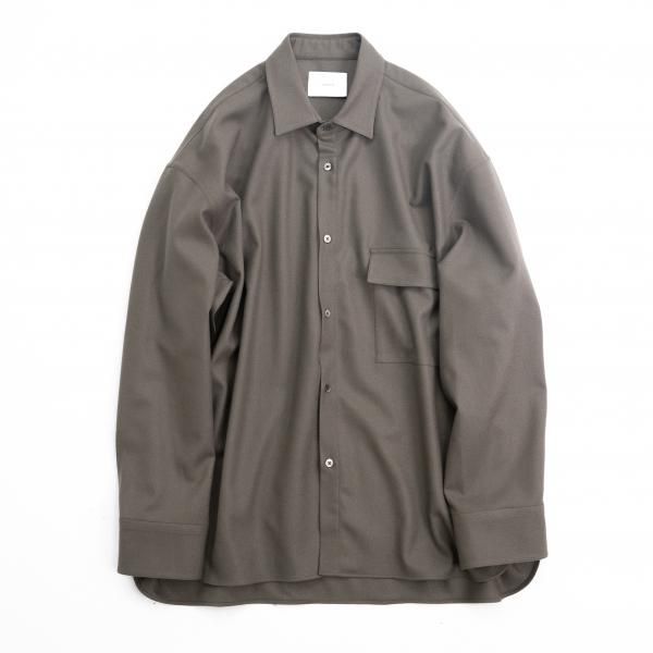 stein(シュタイン)/OVERSIZED DOWN PAT SHIRT(WOOL)/Shade khaki 通販