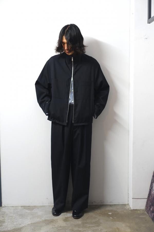 ssstein(シュタイン)/DRIZZLER ZIP UP JACKET/BLACK 通販 取り扱い