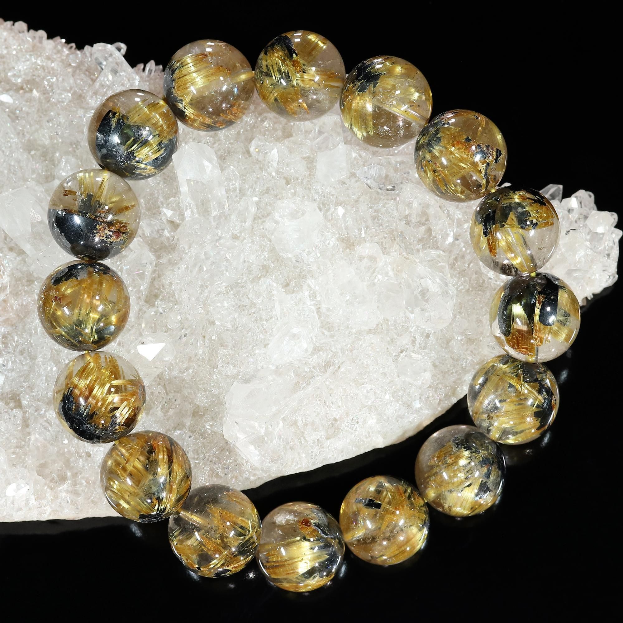 セミプレミアム/力強さを感じる群晶タイプ】太陽放射タイチンルチル