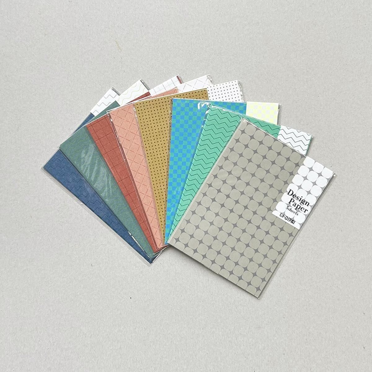 デザインペーパー（5枚入り） - JAM｜レトロ印刷とSURIMACCAで遊ぶ