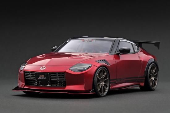 IG3387 1/18 TOP SECRET Fairlady Z (RZ34) Red Metallic - ig-model