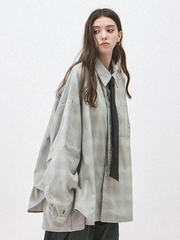 GOOPiMADE - グーピーメイド - “GSR-01” 2-Layer Oversized Shirt