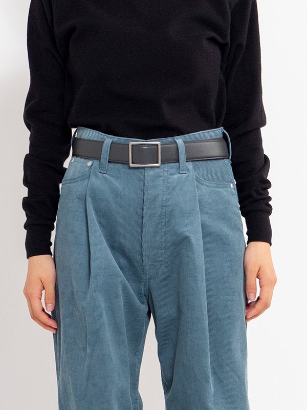 Holeless leather classic belt-ホールレスレザークラシックベルト