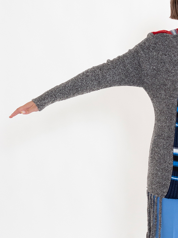 Fringe knit top-フリンジニットトップ-TOGA PULLA（トーガプルラ