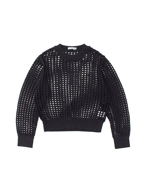 CROCHETED SWEATER-クロチェットセーター-HYKE（ハイク）通販| st company