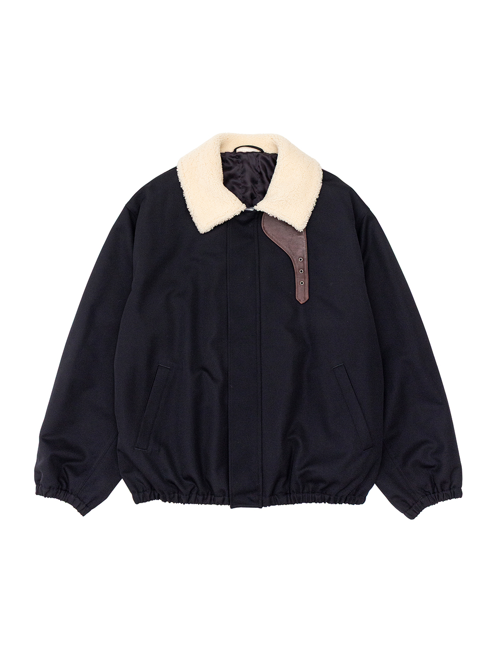 MOUTON COLLAR PADDED JACKET-ムートンカラーパッディドジャケット