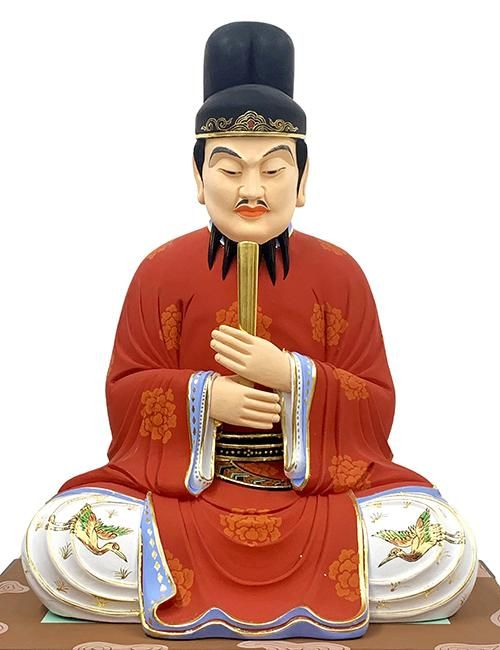 聖徳太子 濃彩切金 総高50m 身丈10寸