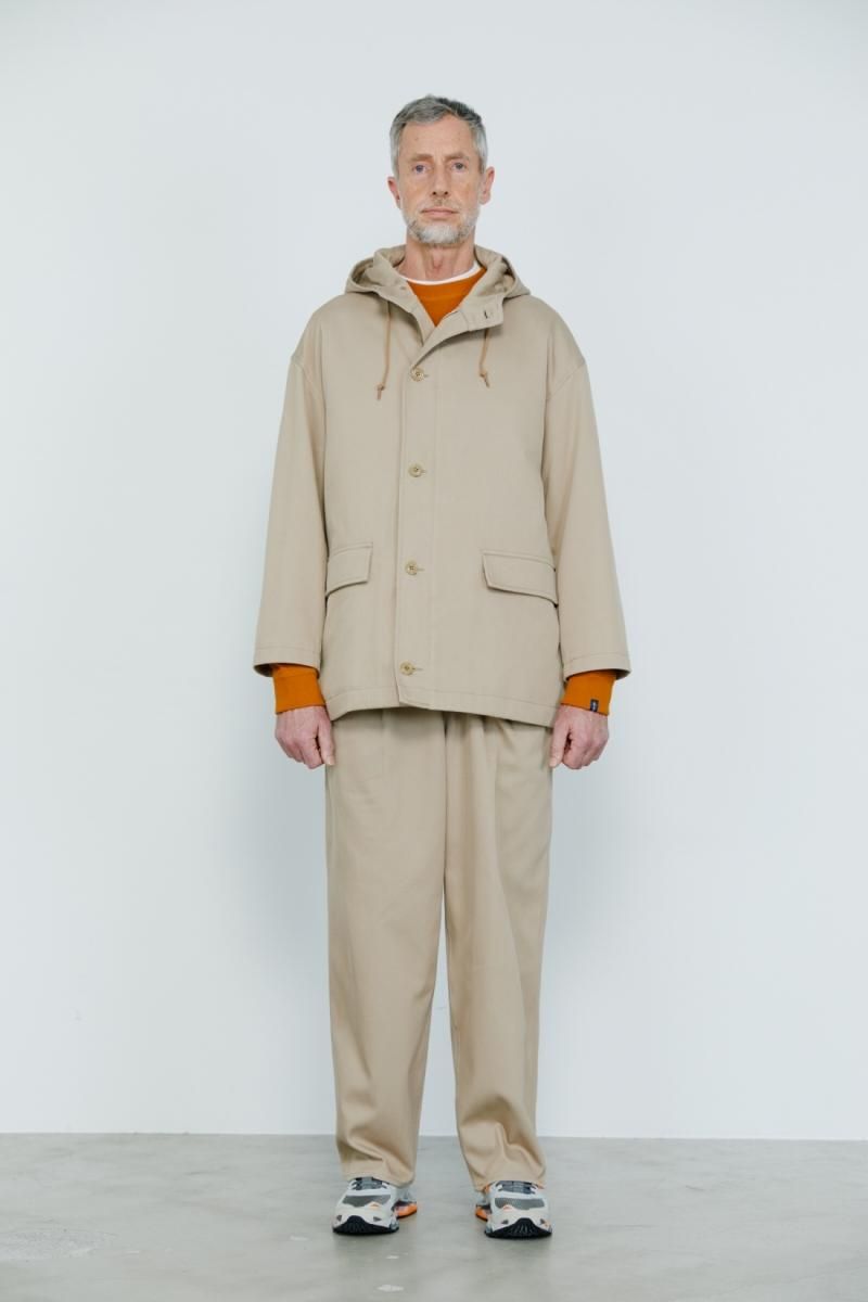 Graphpaper - グラフペーパー / HARD TWILL HOODED BLOUSON | NOTHING BUT